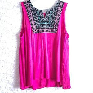 Status Tank Top Pink Size PL